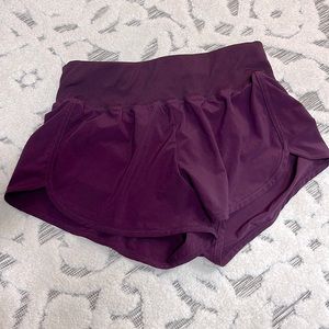 Zella Maroon Running Shorts, Size Small